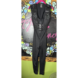 Leg Avenue Deluxe Swat Commander Costume, Black, Small